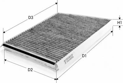 Tecneco Filters CK9905-C - Фільтр, повітря у салоні autodetail.com.ua