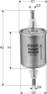 Tecneco Filters IN94 - Фільтр палива autodetail.com.ua
