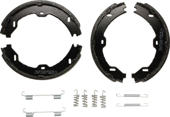 Textar 91058800 - Комплект гальмівних колодок, стоянкове гальмо autodetail.com.ua