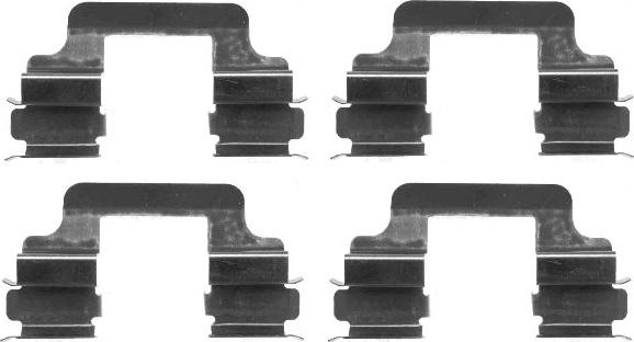 Textar 82054900 - Комплект приладдя, накладка дискового гальма autodetail.com.ua