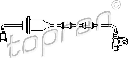 Topran 401 549 - Датчик, кількість обертів колеса autodetail.com.ua