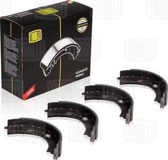 Trialli GF 1563 - Комплект гальмівних колодок autodetail.com.ua