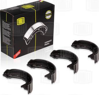 Trialli GF 1562 - Комплект гальмівних колодок autodetail.com.ua
