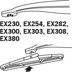 Trico EX254 - Щітка двірника autodetail.com.ua