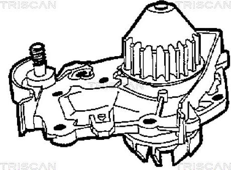 Triscan 8600 25010 - Водяний насос autodetail.com.ua