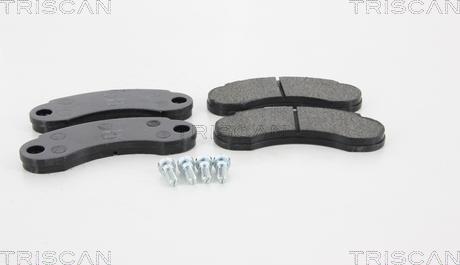Triscan 8110 23017 - Комплект гальмівних накладок, дискове гальмо autodetail.com.ua