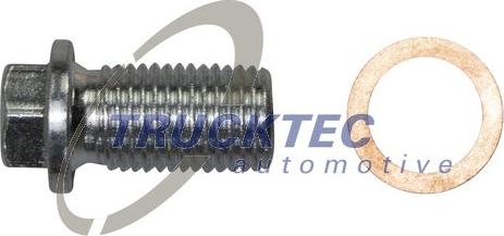 Trucktec Automotive 02.43.264 - Пробка, оливний піддон autodetail.com.ua