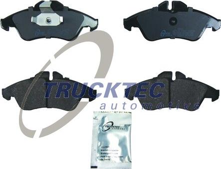 Trucktec Automotive 02.35.082 - Комплект гальмівних накладок, дискове гальмо autodetail.com.ua