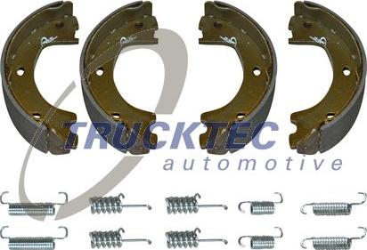 Trucktec Automotive 02.35.367 - Комплект гальмівних колодок, стоянкове гальмо autodetail.com.ua