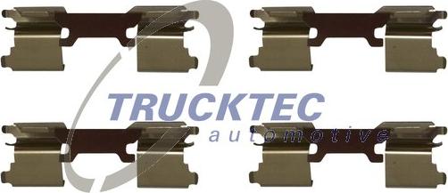 Trucktec Automotive 02.35.292 - Комплект приладдя, накладка дискового гальма autodetail.com.ua