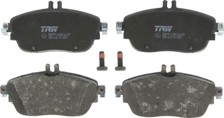 TRW GDB1932 - Комплект гальмівних накладок, дискове гальмо autodetail.com.ua