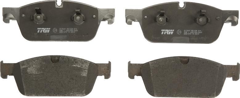 TRW GDB1970 - Комплект гальмівних накладок, дискове гальмо autodetail.com.ua