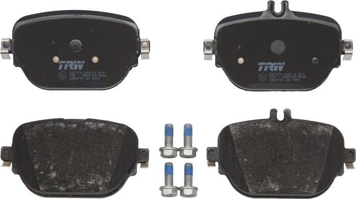 TRW GDB2191 - Комплект гальмівних накладок, дискове гальмо autodetail.com.ua