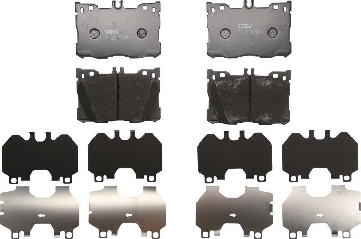 TRW GDB2150 - Комплект гальмівних накладок, дискове гальмо autodetail.com.ua