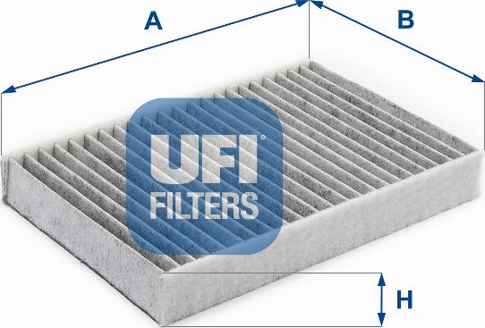 UFI 54.196.00 - Фільтр, повітря у салоні autodetail.com.ua