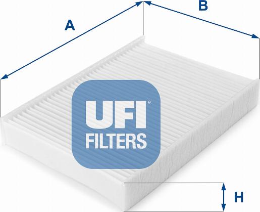 UFI 53.060.00 - Фільтр, повітря у салоні autodetail.com.ua