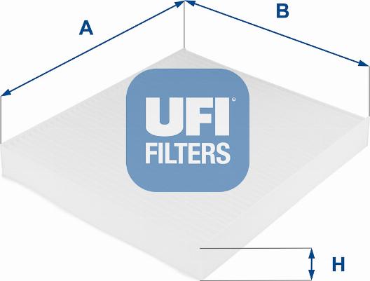 UFI 53.031.00 - Фільтр, повітря у салоні autodetail.com.ua