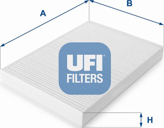 UFI 53.032.00 - Фільтр, повітря у салоні autodetail.com.ua