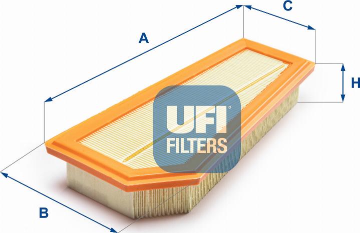 UFI 30.A60.00 - Повітряний фільтр autodetail.com.ua