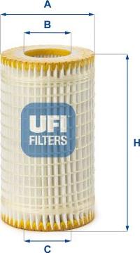 UFI 25.059.00 - Оливний фільтр autodetail.com.ua