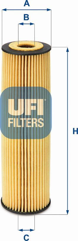 UFI 25.050.00 - Оливний фільтр autodetail.com.ua