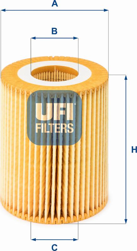 UFI 25.069.00 - Оливний фільтр autodetail.com.ua