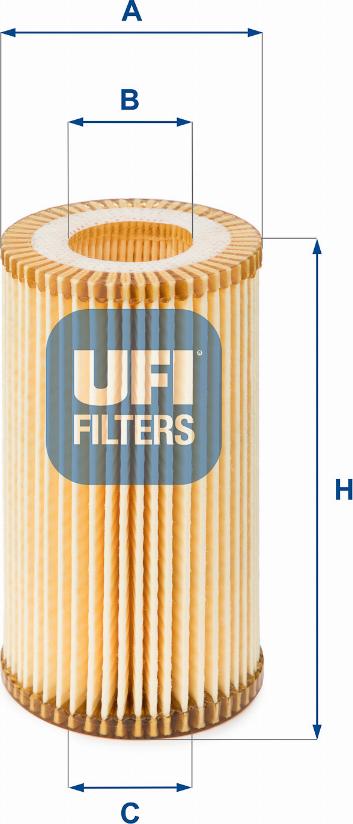 UFI 25.159.00 - Оливний фільтр autodetail.com.ua