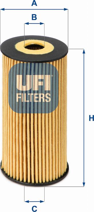 UFI 25.170.00 - Оливний фільтр autodetail.com.ua