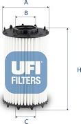 UFI 25.259.00 - Оливний фільтр autodetail.com.ua