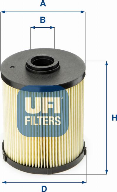 UFI 26.006.00 - Фільтр палива autodetail.com.ua