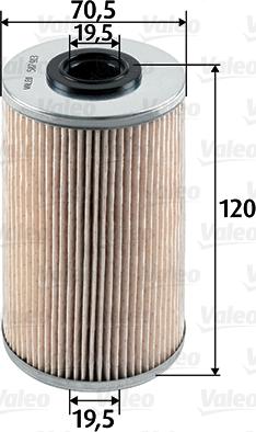 Valeo 587913 - Фільтр палива autodetail.com.ua