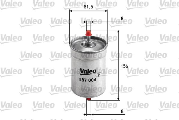 Valeo 587004 - Фільтр палива autodetail.com.ua