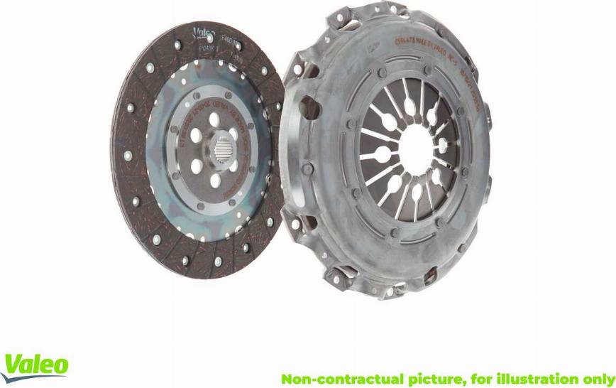 Valeo 826497 - Комплект зчеплення autodetail.com.ua