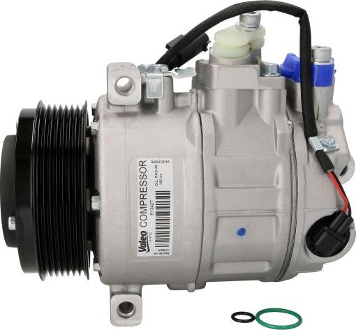 Valeo 813427 - Компресор, система кондиціонування повітря autodetail.com.ua