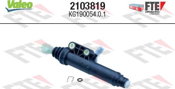 Valeo 2103819 - Головний циліндр, зчеплення autodetail.com.ua
