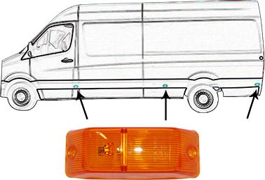 Van Wezel 5862975 - Боковий габаритний ліхтар autodetail.com.ua