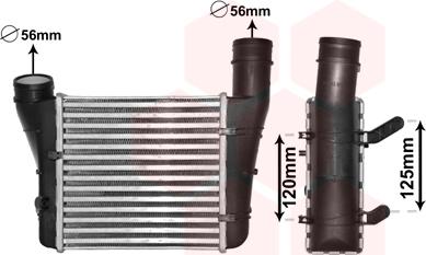 Van Wezel 03004221 - Охолоджувач наддувального повітря autodetail.com.ua