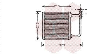 Van Wezel 30006451 - Теплообмінник, система опалення салону autodetail.com.ua