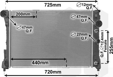 Van Wezel 30002546 - Радіатор, система охолодження двигуна autodetail.com.ua