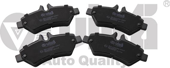 Vika 66981690001 - Комплект гальмівних накладок, дискове гальмо autodetail.com.ua
