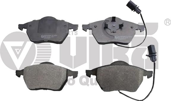 Vika 66981106301 - Комплект гальмівних накладок, дискове гальмо autodetail.com.ua