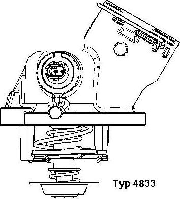 WAHLER 4833.100D - Термостат, охолоджувальна рідина autodetail.com.ua