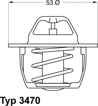 WAHLER 347089D50 - Термостат, охолоджувальна рідина autodetail.com.ua