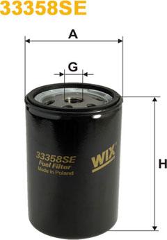WIX Filters 33358SE - Фільтр палива autodetail.com.ua