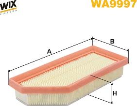 WIX Filters WA9997 - Повітряний фільтр autodetail.com.ua