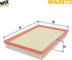 WIX Filters WA9972 - Повітряний фільтр autodetail.com.ua