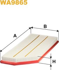 WIX Filters WA9865 - Повітряний фільтр autodetail.com.ua