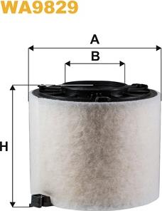 WIX Filters WA9829 - Повітряний фільтр autodetail.com.ua