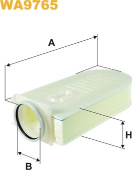 WIX Filters WA9765 - Повітряний фільтр autodetail.com.ua