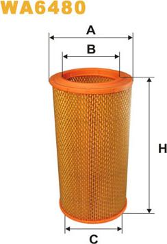 WIX Filters WA6480 - Повітряний фільтр autodetail.com.ua